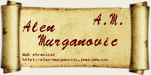 Alen Murganović vizit kartica
